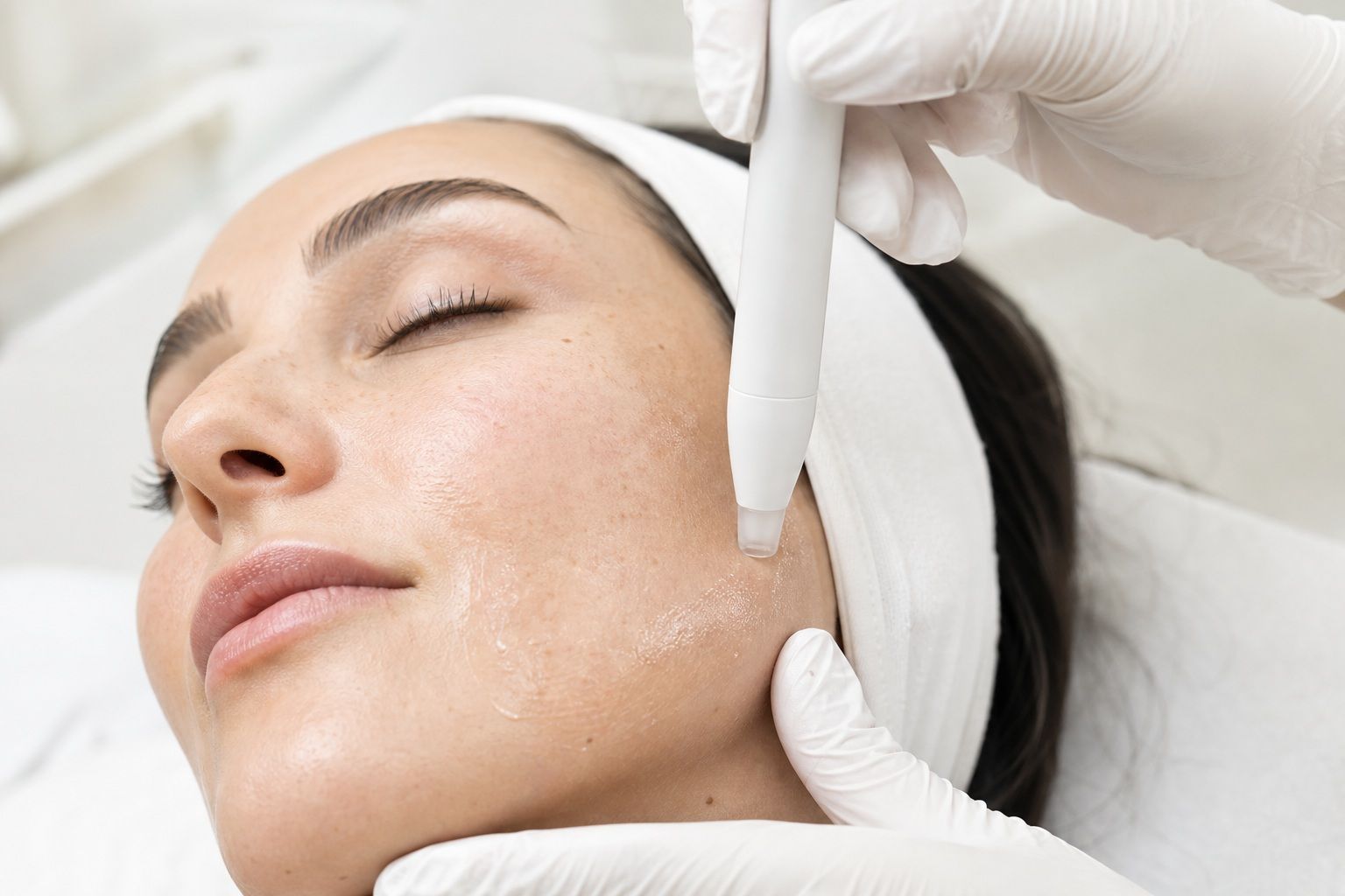 Facial treatment at ECO Skin Studio