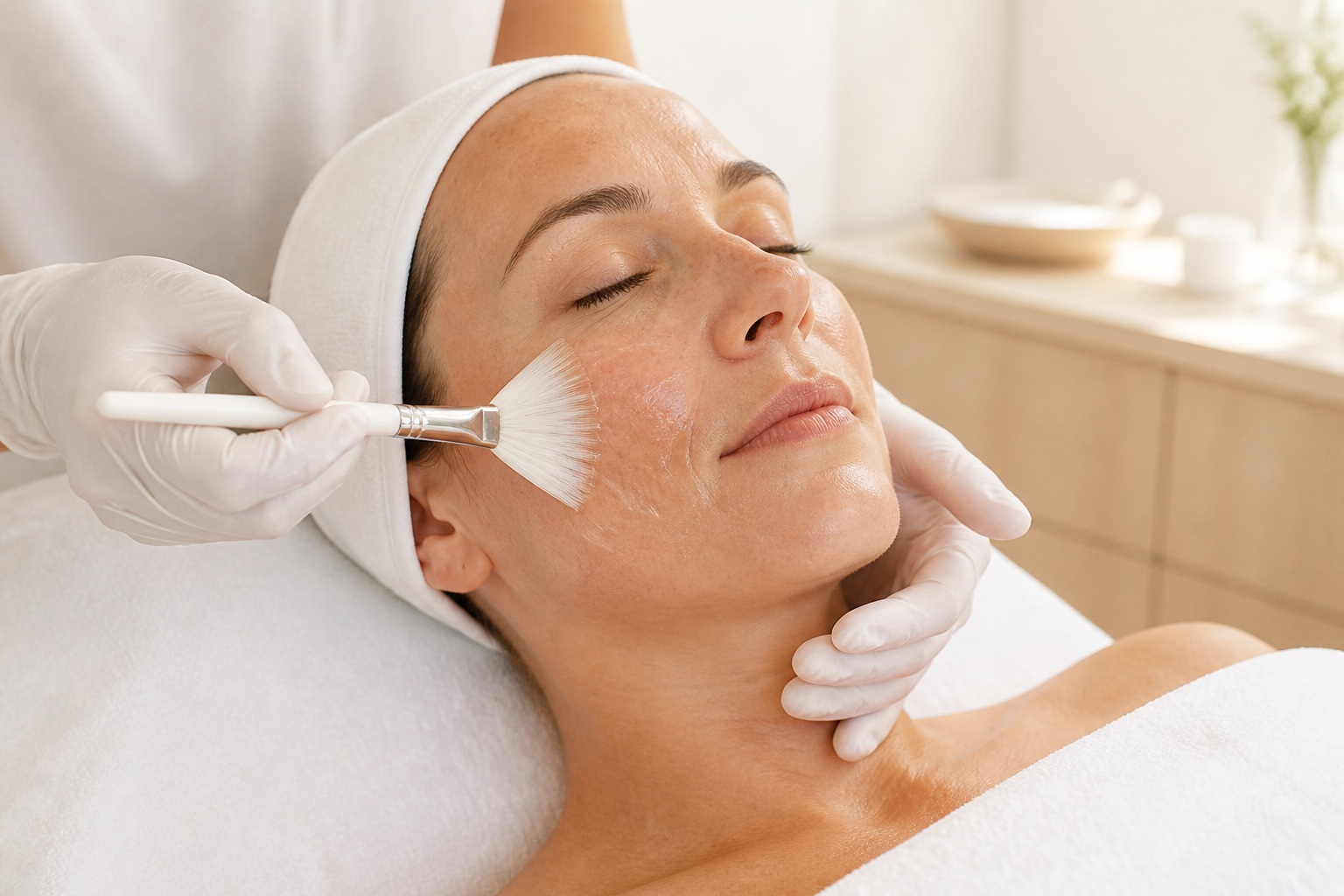 Hydrating facial treatment at ECO Skin Studio