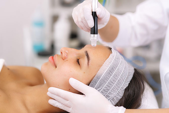 Rejuvenating facial treatment at ECO Skin Studio