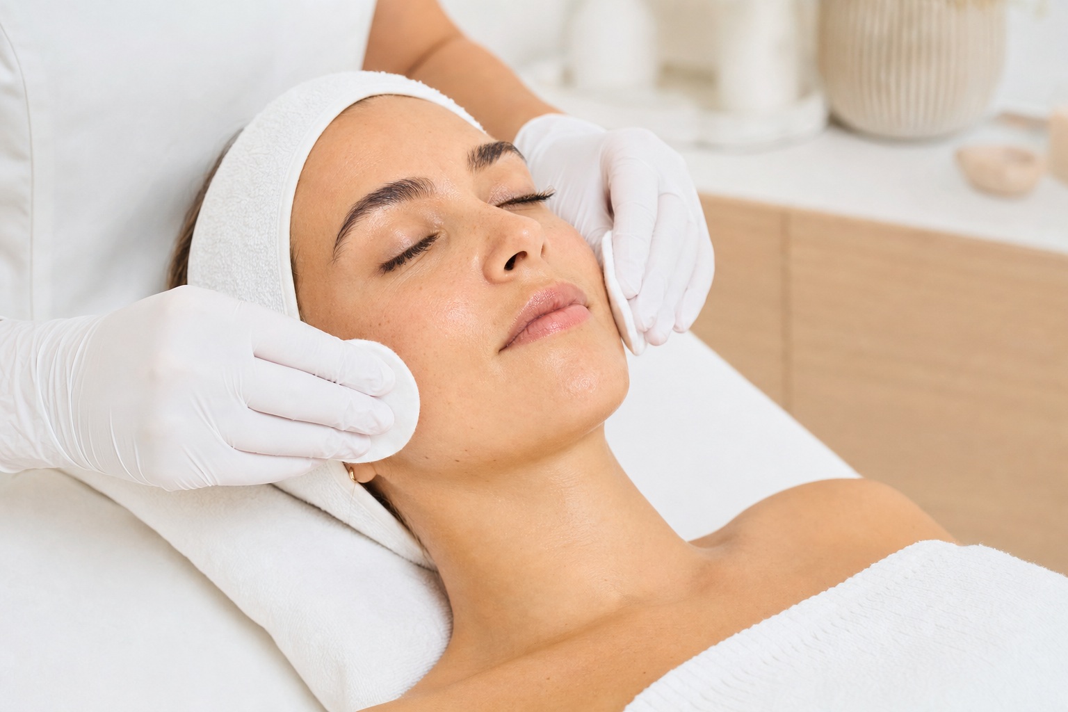 First facial or general maintenance