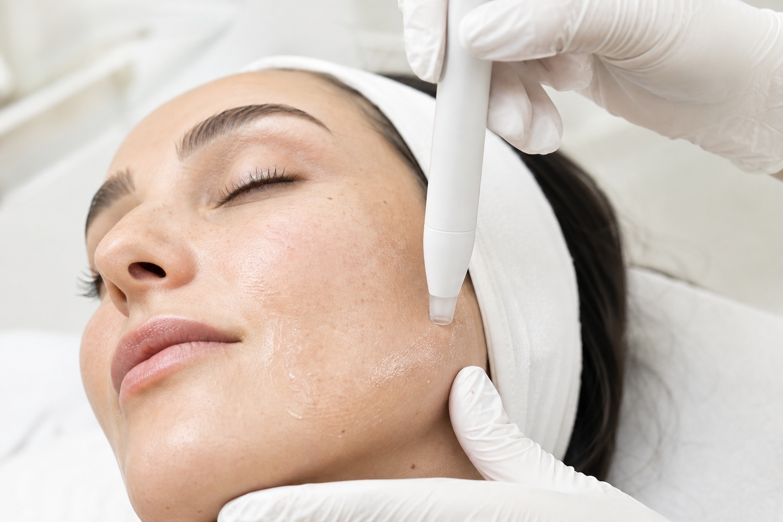 Microneedling treatment at ECO Skin Studio