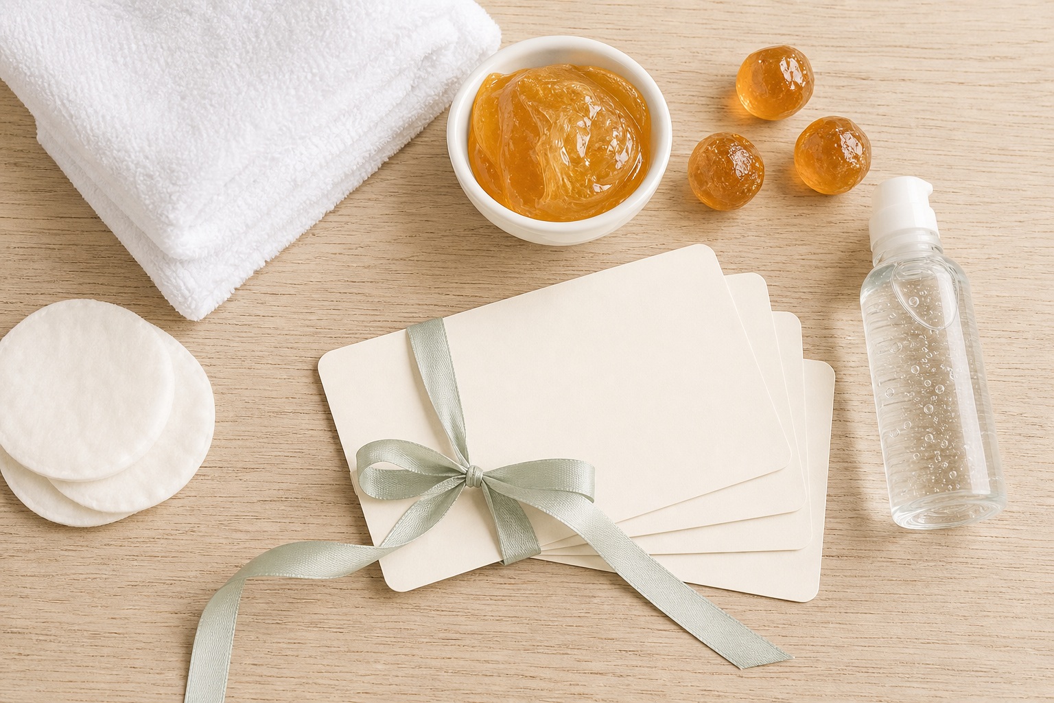 Sugaring treatment in progress at ECO Skin Studio