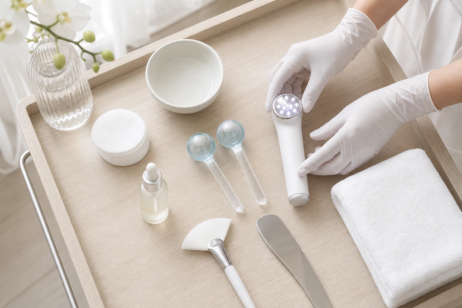 Facial treatment at ECO Skin Studio